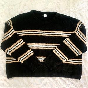 H&M Striped Oversize Sweater